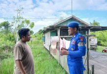 Polisi RW KP XVIII-1010 Ditpolairud Polda Kalteng Ujung Tombak Kamtibmas Kondusif di Wilayah Pesisir