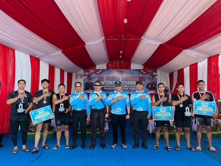 Lestarikan Kearifan Lokal, Ditpolairud Meriahkan HUT ke-80 Bhayangkara Gelar Lomba  Besei Kambe