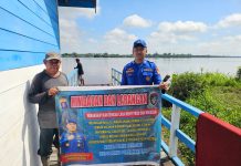 Ditpolairud Imbau Masyarakat DAS Kapuas Tak Menangkap Ikan dengan Meracun dan Menyetrum
