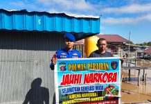 Polmas Ditpolairud Signifikan Bantu Jauhkan Warga DAS Kahayan dari Bahaya Narkoba