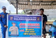 Ditpolairud Edukasi Warga DAS Jelai Cara Melawan dan Memerangi Narkoba