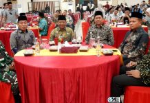 Bupati Heriyus Sambut Kafilah MTQ VIII KORPRI Kalteng di Malam Ta’aruf