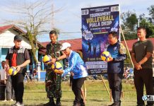 Bupati Heriyus Buka Turnamen Bola Voli Porcam 2026 di Laung Tuhup