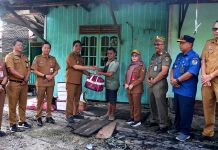 Datangi Lokasi Kebakaran di Lanjas, Bupati Pastikan Penanganan Berjalan Baik