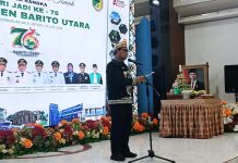Bupati Shalahuddin Ajak Masyarakat Pererat Persatuan saat Peringati HUT ke-76 Barito Utara