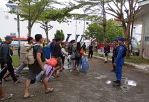 Petugas Ditpolairud Hadir, Cegah Kejahatan dan Jaga Keamanan Pelabuhan Panglima Utar