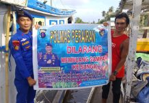 Ditpolairud Pupuk Kesadaran Masyarakat DAS Seruyan, Jaga Kebersihan Sungai dari Sampah
