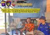 Ditpolairud Polda Kalteng Sosialisasikan Pencegahan dan Bahaya Narkoba Kepada Warga DAS Barito