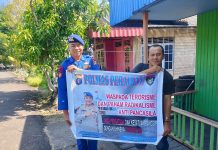 Ditpolairud Polda Kalteng Tanamkan Nilai-Nilai Pancasila kepada Masyarakat DAS Seruyan