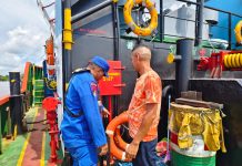 Ditpolairud Periksa Dokumen, Alat Keselamatan Kapal, demi Keamanan dan Kenyamanan Perairan Sampit
