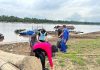 Personel Ditpolairud Polda Kalteng Masifkan Aksi Bersih Sungai, Dukung Gerakan Indonesia Asri 2026