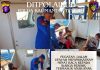 Personel Kapal XVIII-1006 Ditpolairud Salurkan Minat Baca dan Menambah Ilmu Anak-Anak Pesisir Pegatan Hilir