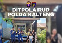 Personel KP XVIII-1004 Ditpolairud Perkuat Ketahanan Pangan di Desa Binaan