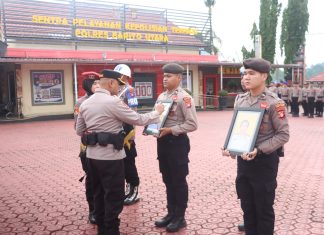 Desersi, Dua Polisi di Barito Utara Dipecat
