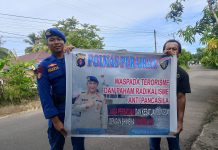 Ditpolairud Polda Kalteng Sambangi Masyarakat, Berikan Edukasi Tangkal Terorisme dan Radikalisme