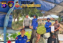 Polisi RW Ditpolairud Polda Kalteng Gencarkan Sosialisasi Cegah Karhutla