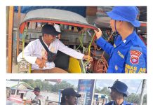 Personel Ditpolairud Giat Preventif, Komunikasikan Pesan Kamtibmas kepada Masyarakat Pesisir