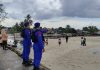 Personel Ditpolairud Hadir di Pantai Kubu, Gangguan Kamtibmas Nihil