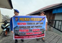 Ditpolairud Polda Kalteng ke DAS Kahayan, Sampaikan Pesan Waspadai Terorisme dan Radikalisme