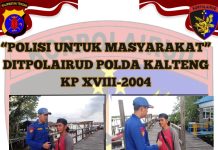 Ditpolairud Polda Kalteng Sambangi dan Edukasi Masyarakat DAS Seruyan, Soal Bahaya Paham Anti Pancasila