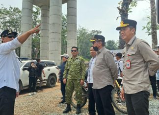 Pemkab Barito Utara Targetkan Jembatan Sikan-Tumpung Laung Rampung 2028