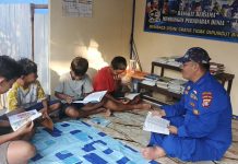 Ditpolairud Polda Kalteng Hadirkan Pondok Baca Bagi Masyarakat DAS Mentaya