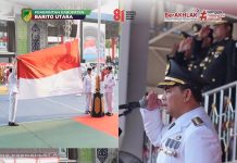 Bupati Barito Utara Jadi Irup Upacara HUT ke-81 Kemerdekaan RI