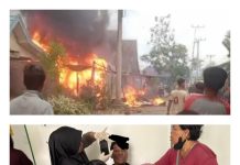 Kebakaran di Kecamatan Montallat, Empat Warga Luka Dirawat di RSUD Muara Teweh