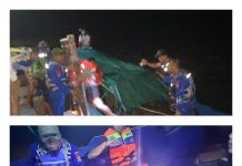 Gerak Cepat, Ditpolairud Polda Kalteng Menyelamatkan Seluruh Kru Kapal TB Armada Jaya 11