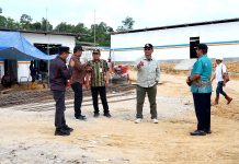 Bupati Barito Utara Shalahuddin Tinjau Proyek Strategis, Warning Mutu dan Ketepatan Waktu Kerja