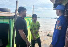 Ditpolairud Polda Kalteng Cegah Narkoba, Edukasi Warga DAS Barito
