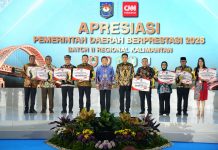 Wabup Felix Tingan Hadiri Apresiasi Pemerintah Daerah Berprestasi Regional Kalimantan Batch II