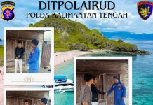Ditpolairud Polda Kalteng Edukasi Masyarakat DAS Katingan Lawan dan Jauhi Narkoba