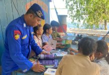 Ditpolairud Polda Kalteng Gandakan Fungsi Kapal Polisi XVIII-2006 Jadi Perpustakaan Terapung