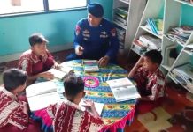 Pondok Baca Melek Huruf Ditpolairud Sediakan Berbagai Buku Bacaan Bagi Anak-Anak Pesisir
