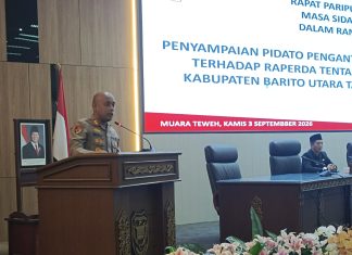 Setelah Bertugas 1,8 Tahun di Barito Utara, AKBP Singgih Febiyanto Pamit di Gedung DPRD