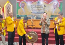 Wabup Rahmanto Hadiri Musda V Golkar Murung Raya, Dorong Konsolidasi dan Sinergi Pembangunan