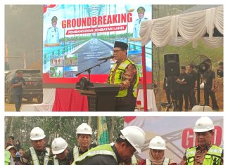 Shalahuddin-Felix Wujudkan Janji Kampanye, Peletakan Batu Pertama Jembatan Lahei Bernilai Rp400 Miliar Lebih