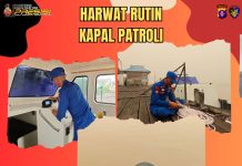 Personel Ditpolairud Rawat Kapal Patroli, Jamin Kelancaran Operasional di Perairan
