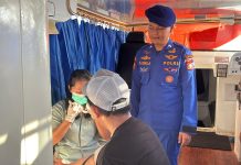 Kapal Patroli Ditpolairud Polda Kalteng Gelar Program JALUR Layani Masyarakat Pesisir DAS Barito