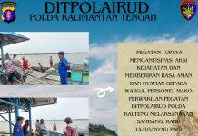 Cegah Gangguan Kamtibmas, Personel Ditpolairud Sambangi Masyarakat Pegatan Hulu