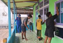 Ditpolairud Realisasikan Program Indonesia Asri, Bersihkan Rumah Ibadah di Kabupaten Sukamara