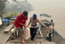 Ditpolairud Hadir, Jaga Keselamatan Pelayaran dan Perairan di Kotawaringin Timur