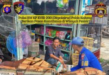 Polisi RW Ditpolairud Polda Kalteng Tingkatkan Komunikasi dan Tatap Muka dengan Masyarakat Wilayah Pesisir